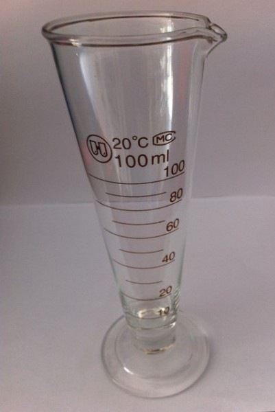 玻璃量杯100ml 带刻度 液体称量专用 测量精确 配药diy化妆品必备