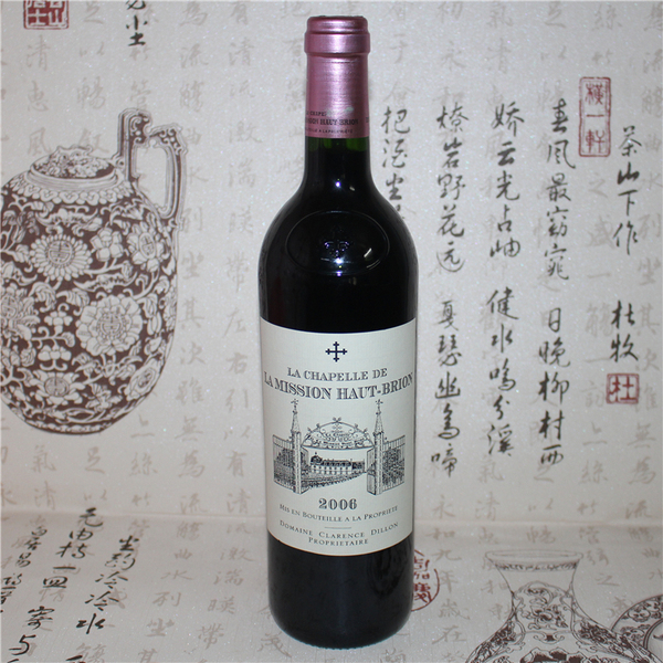 修道院红颜容副牌葡萄酒 la chapelle de la mission haut brion