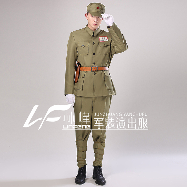 特价中国人民解放服装志愿军抗美援朝舞台表演演出影视制服老式装