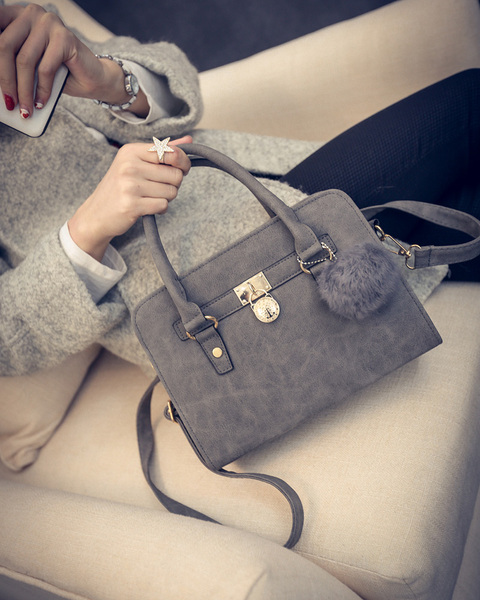 2015秋冬新款韩版潮时尚斜挎包女包 手提包复古磨砂贝壳单肩包包