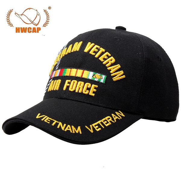 美国air force 越战纪念版棒球帽 特种兵军迷战术帽子 刺绣logo