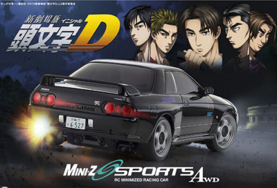 京商mini-z 蚊车ma-020 sports 日产gt-r r32 头文字d