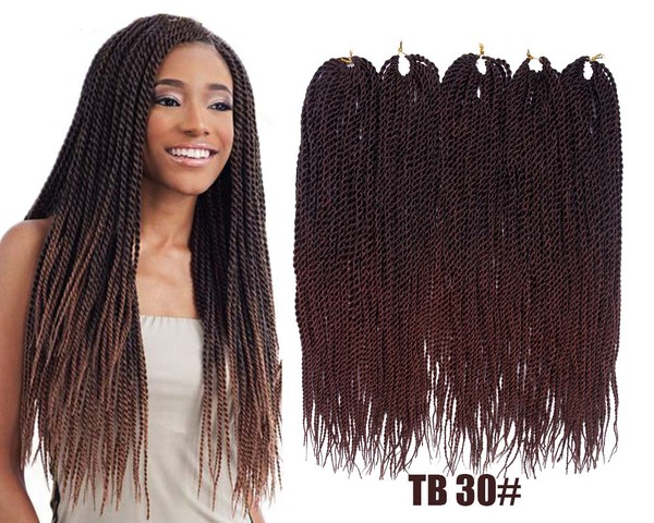 非洲黑人脏辫 扭曲辫假发senegalese twist crochet braids hair