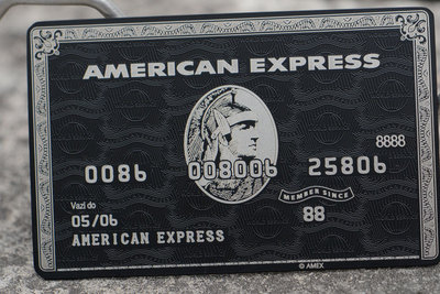 【流行动漫世家】美国运通黑卡钱包卡american express卡 可定制