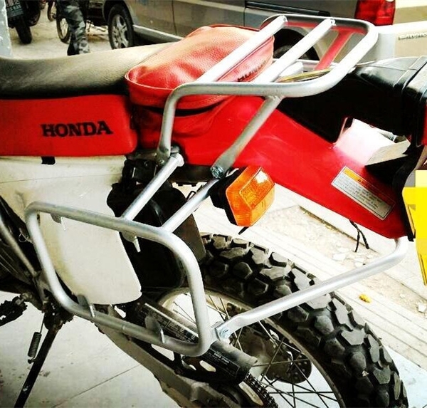 本田xr650l不锈钢材质分体式边包边箱支架后货架行李架边箱架