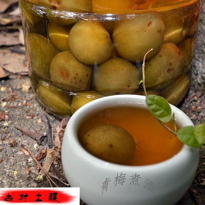 【古村土酿】青梅酒 农家自酿烧酒古法制作低度果酒梅子酒一壶5斤