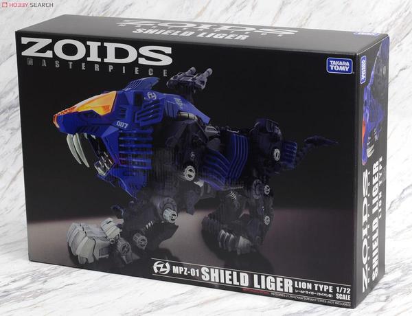 takara tomy 1/72 zoids 索斯机械兽mpz-01 长牙盾狮shield liger