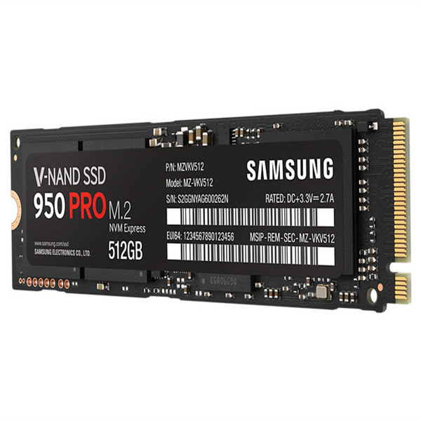 samsung/三星 mz-v5p512bw 950pro 512g ssd nvme m.2 固态硬盘