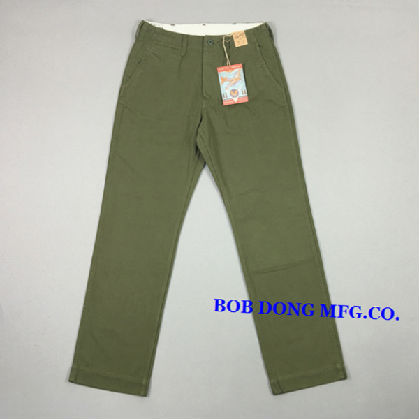 2017新品 bob dong chino 军事风格 j70518 男仕长布裤 直脚长裤