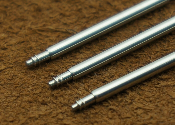 2元3条粗1.8mm不锈钢生耳手表弹簧针双托生耳杆手表带轴