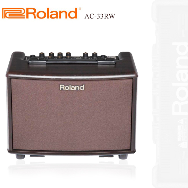正品roland/罗兰 ac-33/ac33-rw 玫瑰木 原声吉他专用音箱/音响