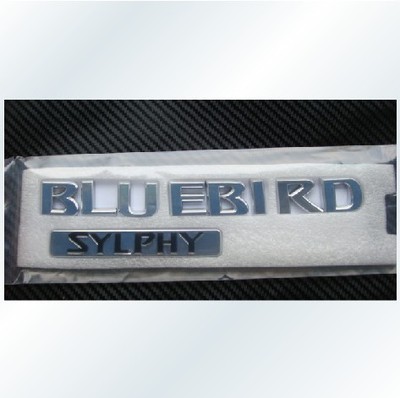 日产尼桑车标后标 蓝鸟bluebird英文字母标 轩逸sylphy尾标原装