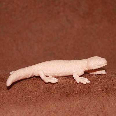 safari 仿真爬行动物模型玩具 2014年新品毒蜥蜴未上色白模