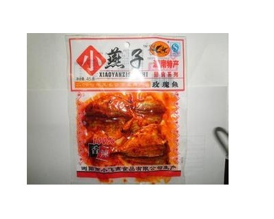 湖南特产麻辣小吃 零食小飞燕玫瑰鱼仔45g甜味香辣麻辣片片鱼-淘宝台