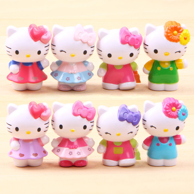 hello kitty凯蒂猫玩具 可爱kt猫摆件公仔 kt猫玩具