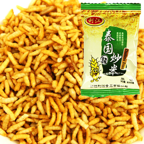 香哆哆泰国炒米原味500g 一斤独立小包装 浏乡炒米 3斤包邮