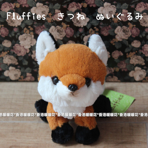 日本fluffies 超萌小狐狸 毛绒玩具/毛绒公仔 礼物送礼盒
