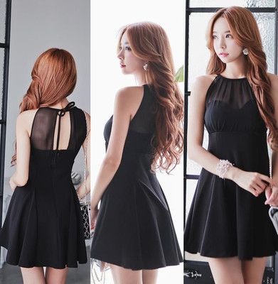 标题优化:2015夏装新款韩版性感雪纺连衣裙