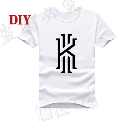 凯里欧文篮球运动队logo标志nba运动队团体服校队服文化衫定制diy