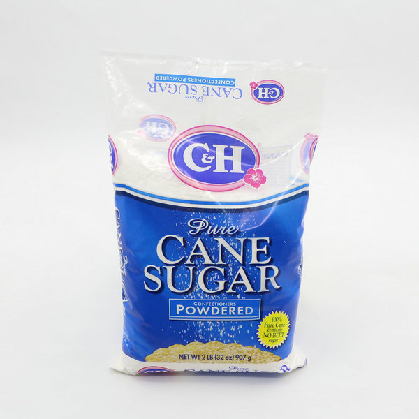 ch糖粉c&h cane sugar powdered 907g