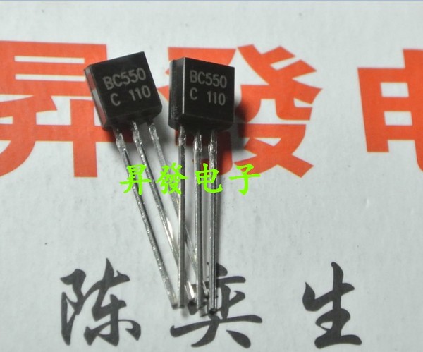 升发电子〗音频功放推动管 bc550c bc550 晶体管 to-92