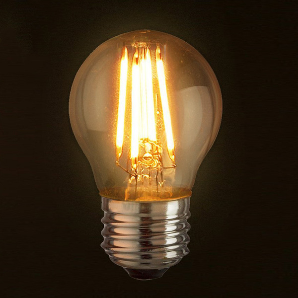 110/220v led filament globe string light bulb g45