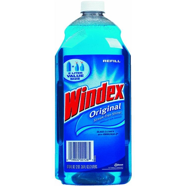 批发 美国进口 windex 威特斯浓缩玻璃清洁剂替换装2l 玻璃水净