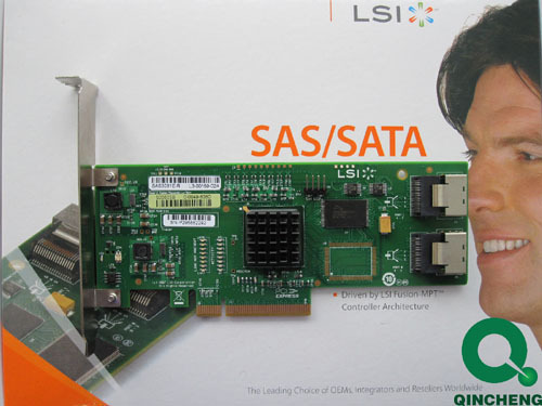 lsi sas 3081e-r 8口sas raid卡 阵列卡服务器专用pci-e接口 全新-淘