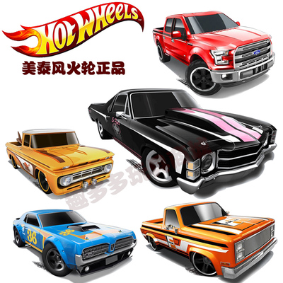 标题优化:正品HotWheels美泰风火轮火辣小跑车仿真合金车轨道男孩玩具车模