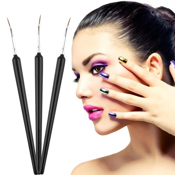3pcs acrylic nail art design painting - dotting pen polish b