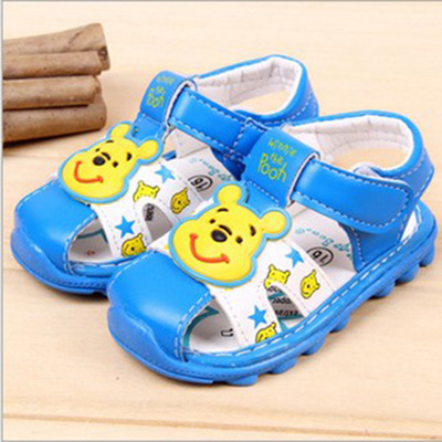 标题优化:热卖夏款男女童学步鞋凉鞋防滑软底婴儿鞋子宝宝包头凉鞋0-1-2岁