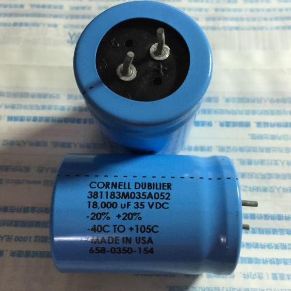 全新美国老款大d cornell-dubiler 35v18000uf发烧滤波电解电容