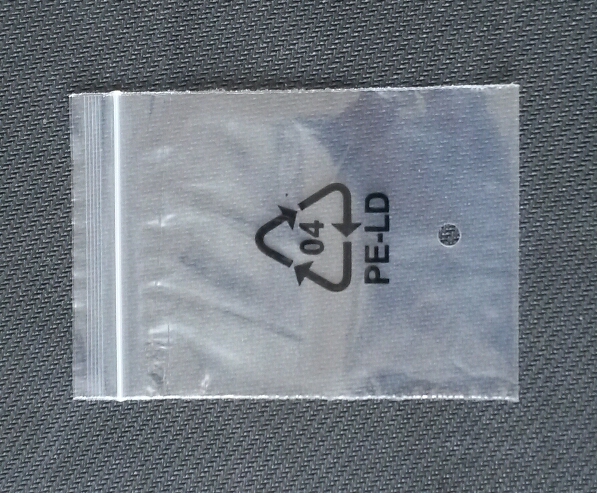 pe自封袋骨袋透明胶袋食品干货塑料袋封口袋龙骨袋7*10cm100个/包