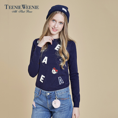 teenie weenie小熊专柜正品时尚经典休闲女装毛衣ttkw68v95i