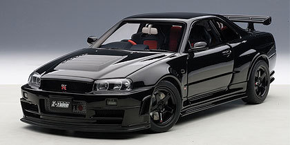 1/18nismo r34 gt-r z-tune(黑色)