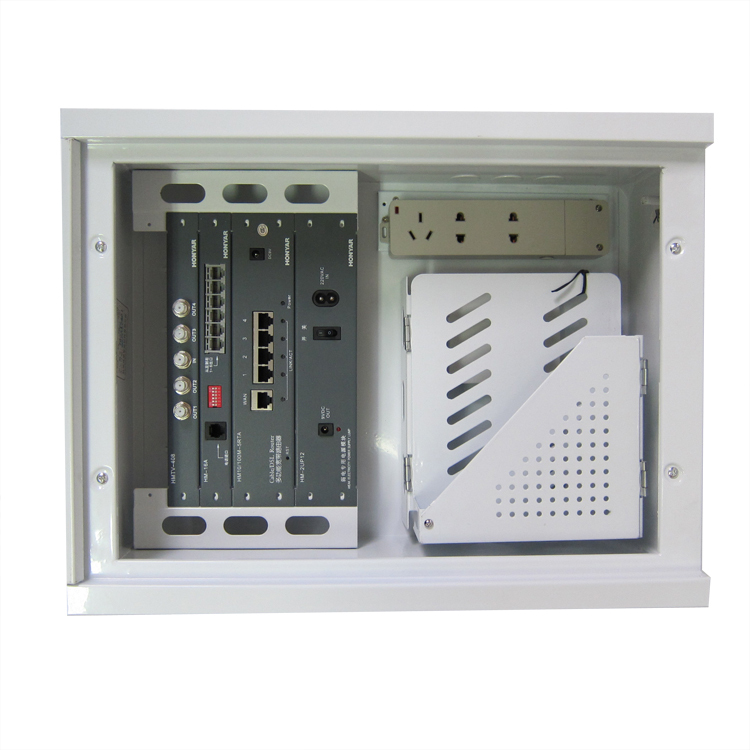 光纤弱电箱怎么接 - 光纤弱电箱套装素材 - 弱电