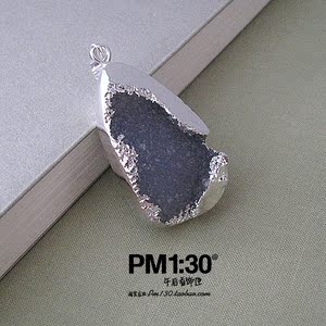 蓝玛瑙吊坠男正品2016新款-域石新疆蓝绿玛瑙