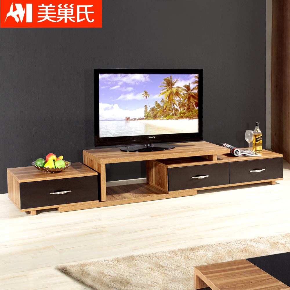 电视柜最新款 - 简约电视柜壁挂组合无水印 - 金