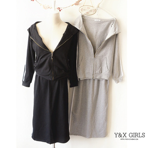 长袖条纹卫衣长裙正品2016新款-2015韩版秋冬