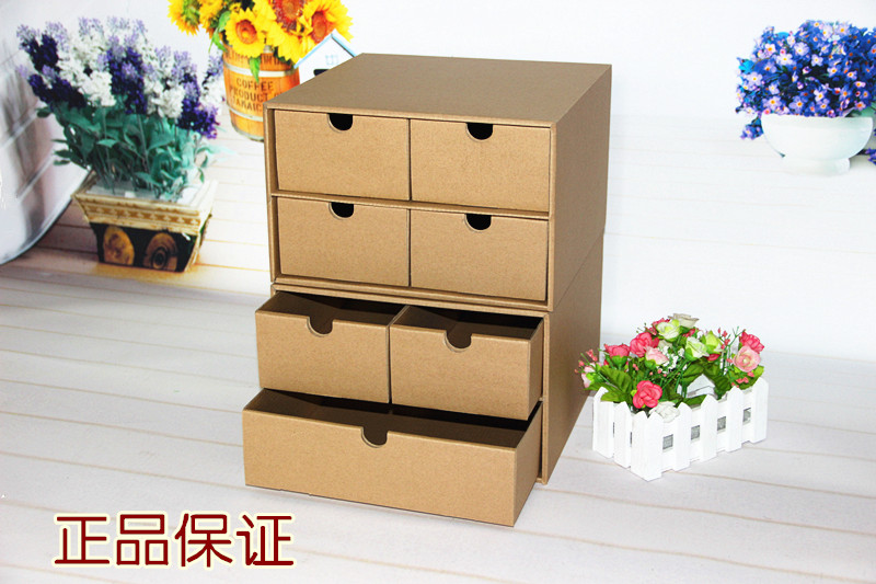 抽屉牛皮纸盒的折法:抽屉盒子牛皮纸素材:现货