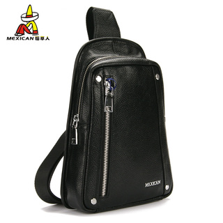 真皮正品头层2016新款_男士胸包什么牌子好\/