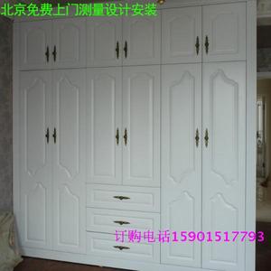 整体衣帽间衣柜定做衣帽间定制白色欧式步入式衣柜定制衣柜推拉门