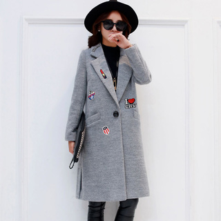 戚薇同款外套西装领2016新款_戚薇同款羽绒服