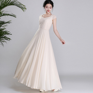 连衣长裙雪纺仙蕾丝正品2016新款-固执 守望者