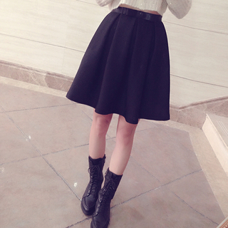 蝴蝶结蓬蓬小黑裙2016新款_蓬蓬裙蝴蝶结系法