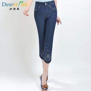 七分裤女牛仔宽松直正品2016新款-夏装休闲少