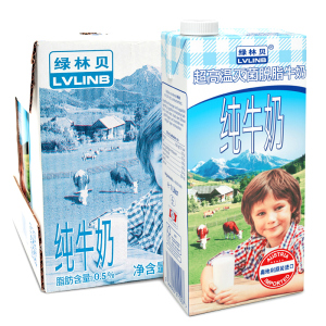 进口脱脂牛奶1l免邮正品专卖-【天猫超市】奥