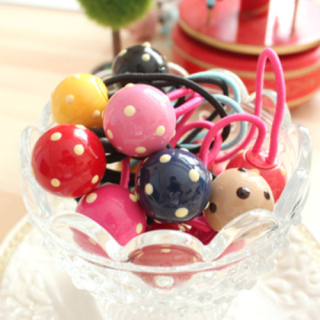 糖果色爱心波点2016新款_可爱波点爱心壁纸