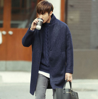 男士呢子风衣冬款2016新款_男士长款呢子大衣