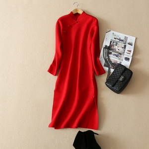 盘扣旗袍复古秋冬正品2016新款-2015秋冬复古